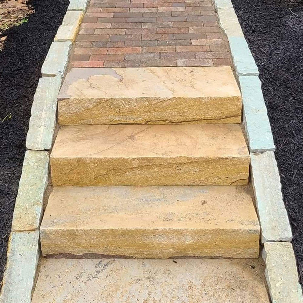 McGinn Hardscaping - Natural Stone Stairs