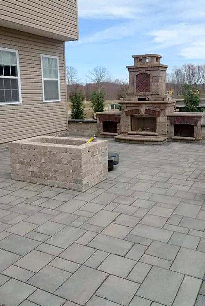 McGinn Landscaping - Patio and Fireplace Installation