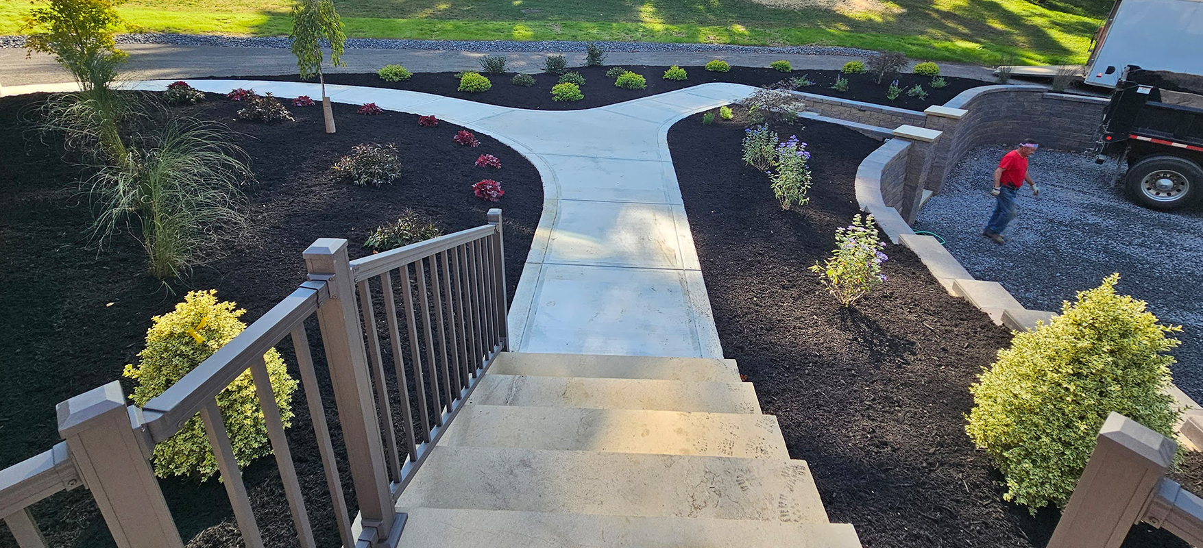 McGinn Landscaping - Earthwork Yard and Plant Installation